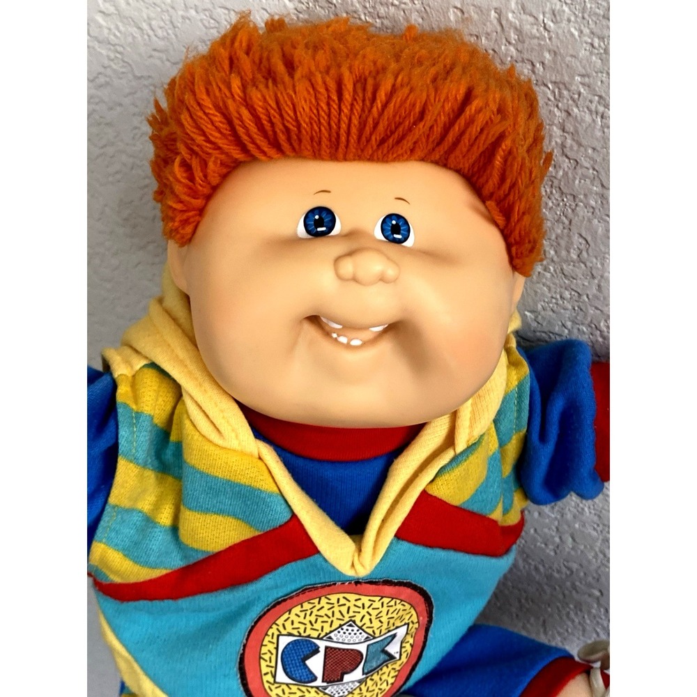 HM 19 Toothy Cabbage Patch Kid Red Hair Boy Designer Line 1989 90s Coleco‎ Box